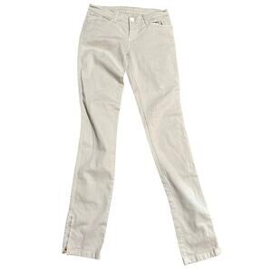 Ksubi Super Skinny Low-Rise Jeans, Pale Grey, Size 27, Women's